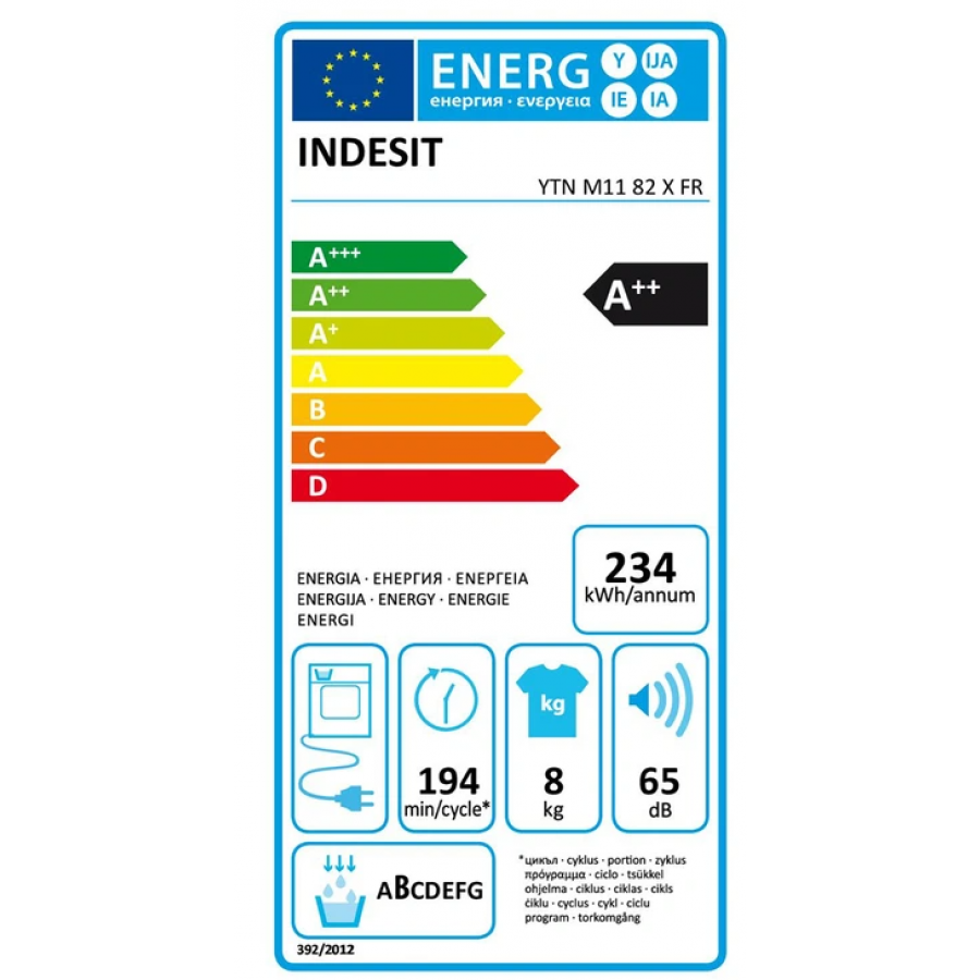 Indesit YTNM1182XFR n°4