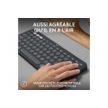 Logitech Pebble Keys 2 K380s clavier sans fil Bluetooth multidispositif - Graphite