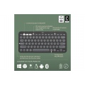 Logitech Pebble Keys 2 K380s clavier sans fil Bluetooth multidispositif - Graphite