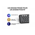 Logitech Pebble Keys 2 K380s clavier sans fil Bluetooth multidispositif - Graphite