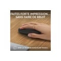 Logitech Pebble Mouse 2 M350s souris fine sans fil Bluetooth, portable, légère - Graphite