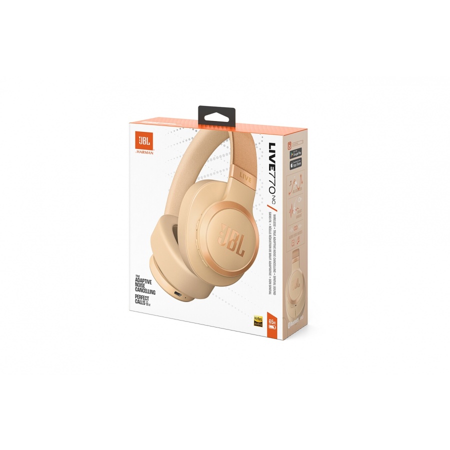 Jbl Live 770 NC Rose, Casque Circum-Auriculaire sans fil a reduction de bruit adaptative n°6