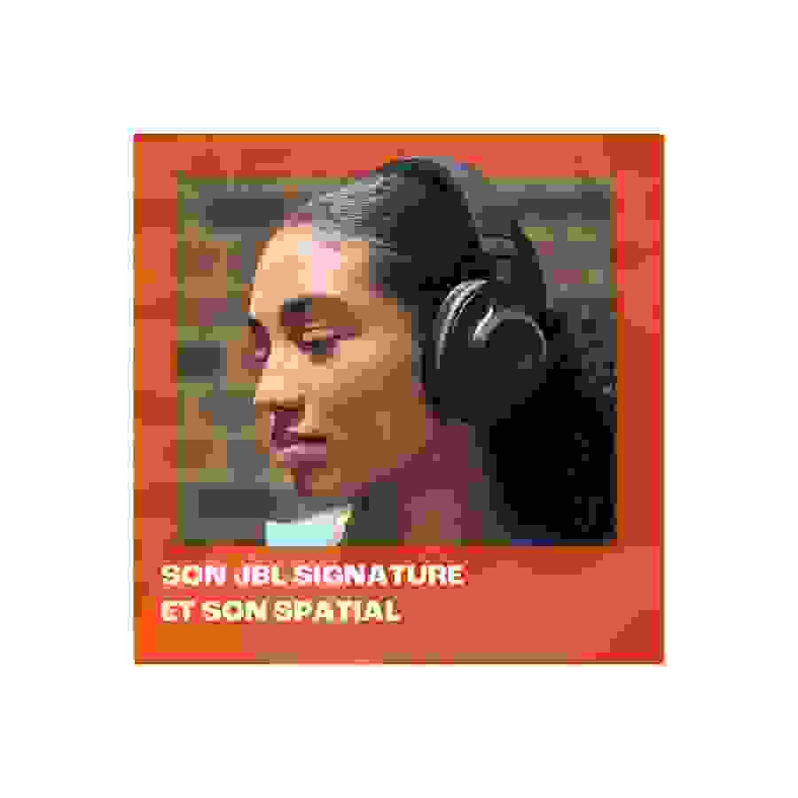 Jbl Live 770 NC Rose, Casque Circum-Auriculaire sans fil a reduction de bruit adaptative n°9