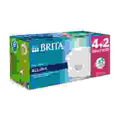 Brita Pack de 4+2 cartouches filtrantes MAXTRA PRO - All-in-1