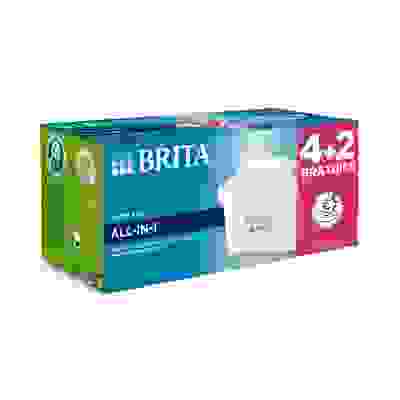 Brita Pack de 4+2 cartouches filtrantes MAXTRA PRO - All-in-1