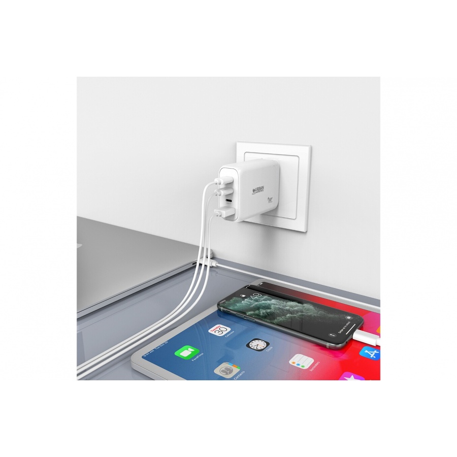 Urban Factory CHARGEUR SECTEUR 100W TYPE C GAN BLANC n°3