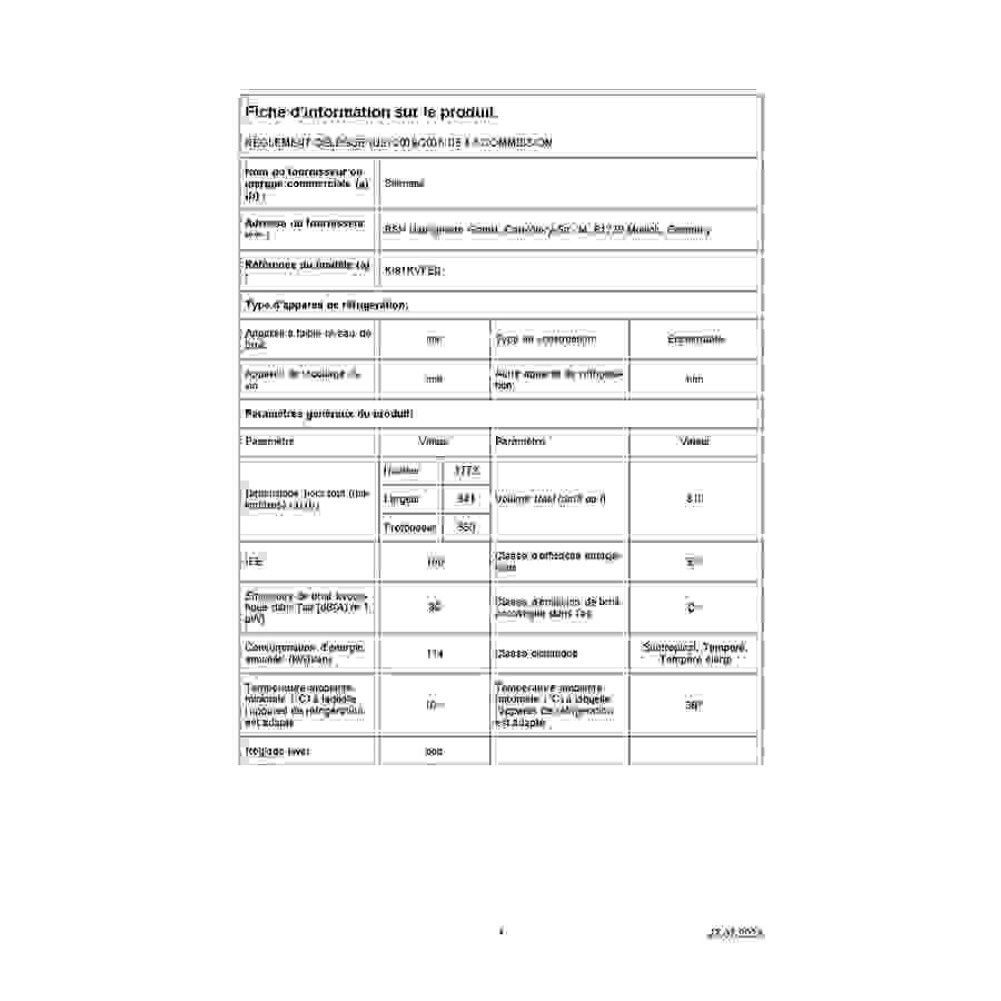 Siemens KI81RVFE0 - ENCASTRABLE 178CM n°8