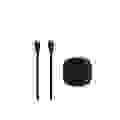 Wefix CABLE SILICONE USB-C VERS USB-C 1M NOIR + ETUI DE RANGEMENT