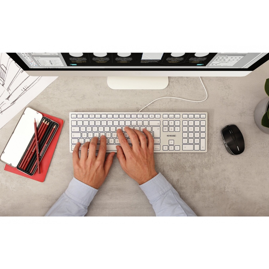 Cherry Clavier design ultra-plat avec disposition Mac et port USB-C CHERRY KC 6000 C FOR MAC n°3