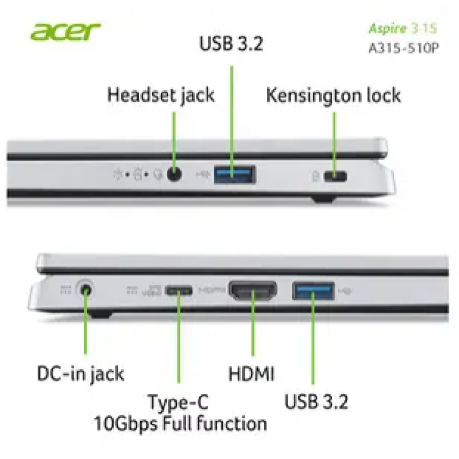 Acer Pack Aspire A315-510P-32E9 n°4