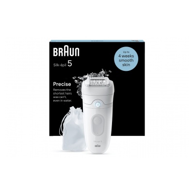 Braun Epilateur Silk Epil 5 SE5-011 BLANC - GRIS
