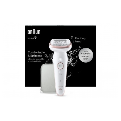 Braun Epilateur Braun Silk Epil 9 SES9-000 BLANC-ROSE