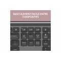 Logitech sans fil MK950 Signature Slim, design elegant, saisie et clic discrets - Graphite