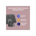 Logitech sans fil MK950 Signature Slim, design elegant, saisie et clic discrets - Graphite