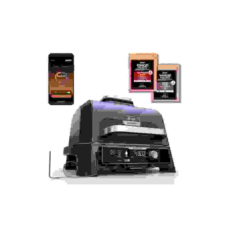 Ninja BARBECUE D'EXTERIEUR ET FUMOIR ELECTRIQUE NINJA WOODFIRE PRO CONNECT OG901EU n°2