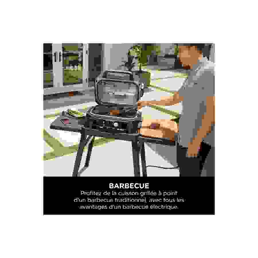 Ninja BARBECUE D'EXTERIEUR ET FUMOIR ELECTRIQUE NINJA WOODFIRE PRO CONNECT OG901EU n°4