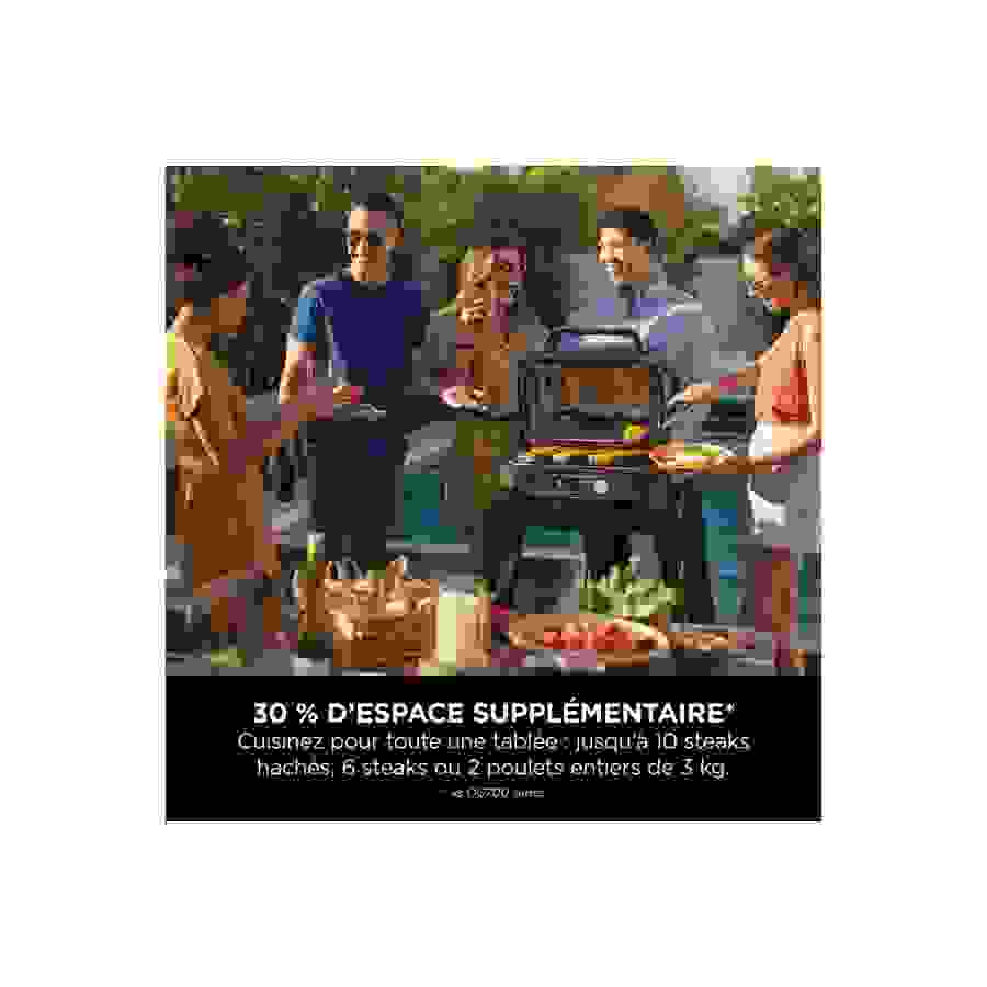 Ninja BARBECUE D'EXTERIEUR ET FUMOIR ELECTRIQUE NINJA WOODFIRE PRO CONNECT OG901EU n°11