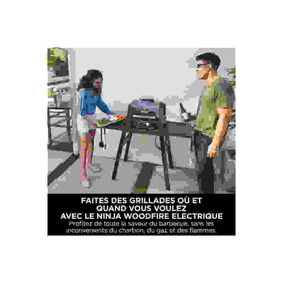 Ninja BARBECUE D'EXTERIEUR ET FUMOIR ELECTRIQUE NINJA WOODFIRE PRO CONNECT OG901EU n°12