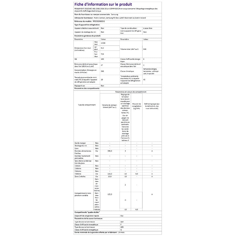 Samsung RF65DG960ESG n°13