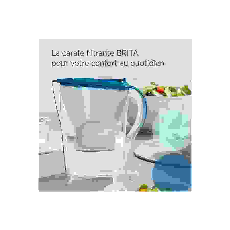Brita Carafe filtrante Marella bleue (2,4L) inclus 4 cartouches filtrantes MAXTRA PRO All-in-1 n°2