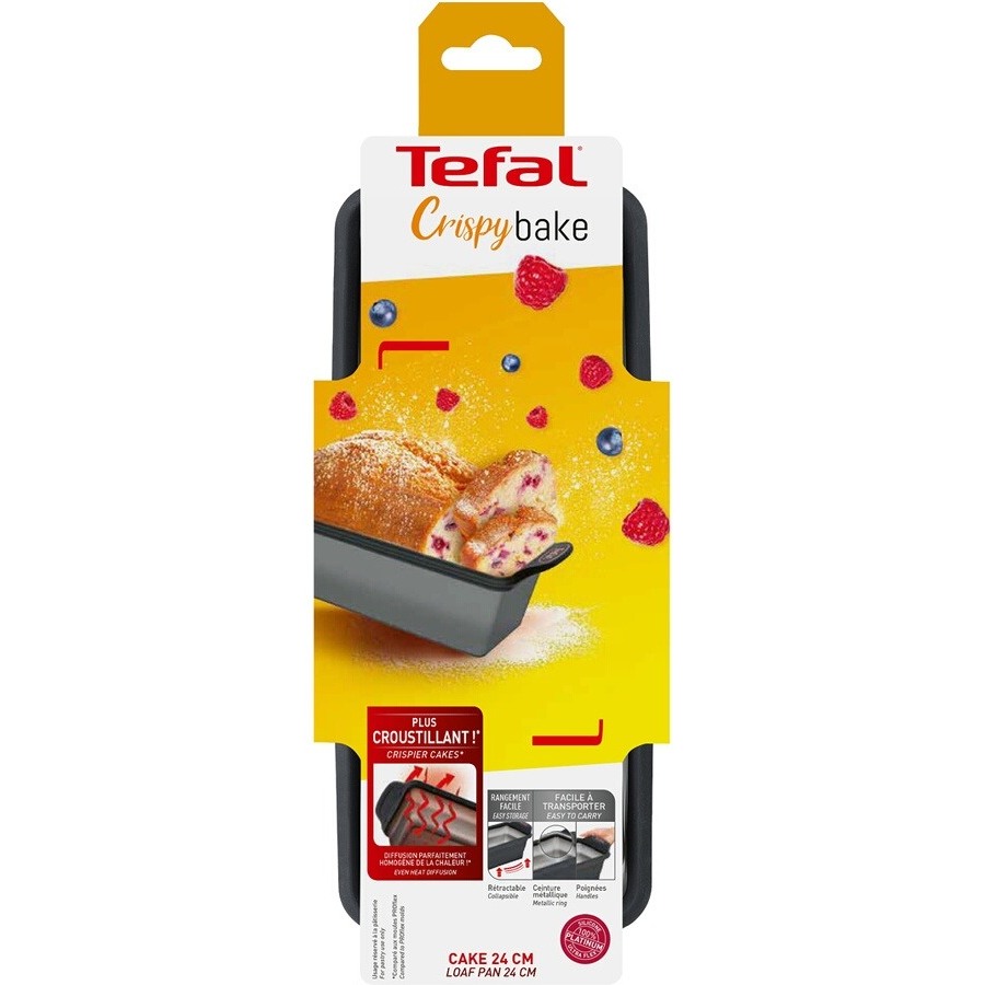 Tefal CRISPYBAKE Moule à cake silicone rétractable 24 cm J4170414 n°5