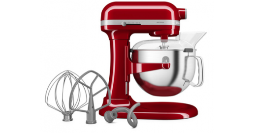 Robot pâtissier multifonction à bol relevable KitchenAid Artisan 5KSM60SPX 5,6 L 375 W Rouge Empire - Achat & prix