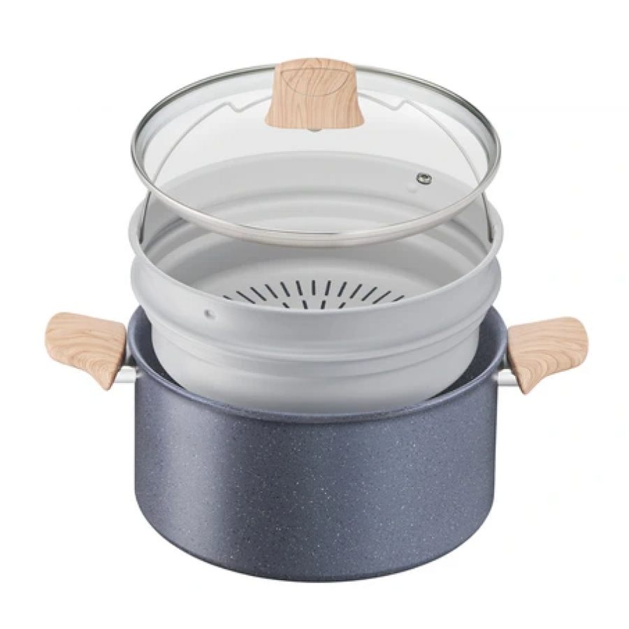 Tefal Faitout Detox 24 cm, panier vapeur G2669002 n°7