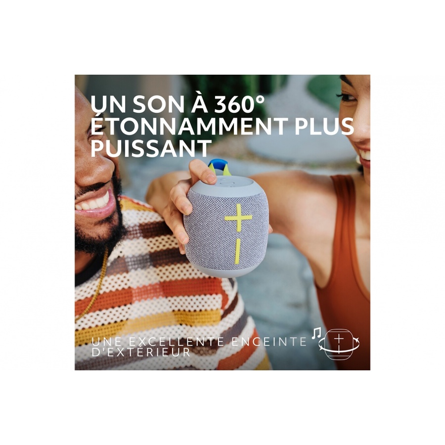 Ultimate Ears WONDERBOOM 4, enceinte Bluetooth portable et etanche avec de puissantes basses et un son a 360 degres - Noir n°2