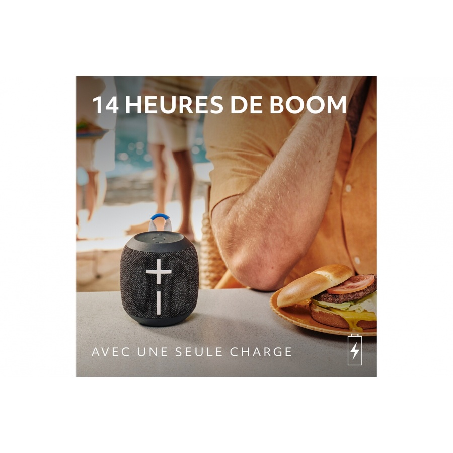Ultimate Ears WONDERBOOM 4, enceinte Bluetooth portable et etanche avec de puissantes basses et un son a 360 degres - Noir n°4