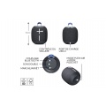 Ultimate Ears WONDERBOOM 4, enceinte Bluetooth portable et etanche avec de puissantes basses et un son a 360 degres - Noir