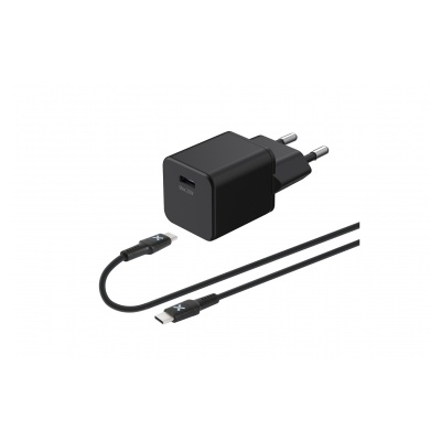 Wefix Chargeur secteur 20W + Cable USB-C 1m Noir