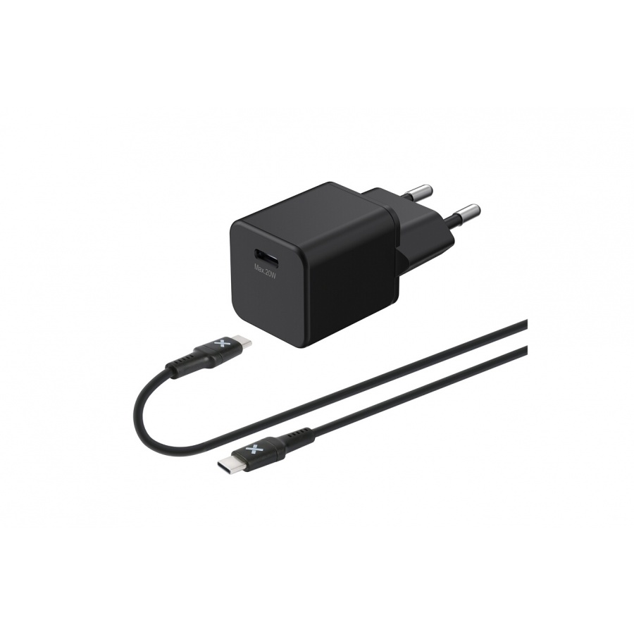 Wefix Chargeur secteur 20W + Cable USB-C 1m Noir n°1