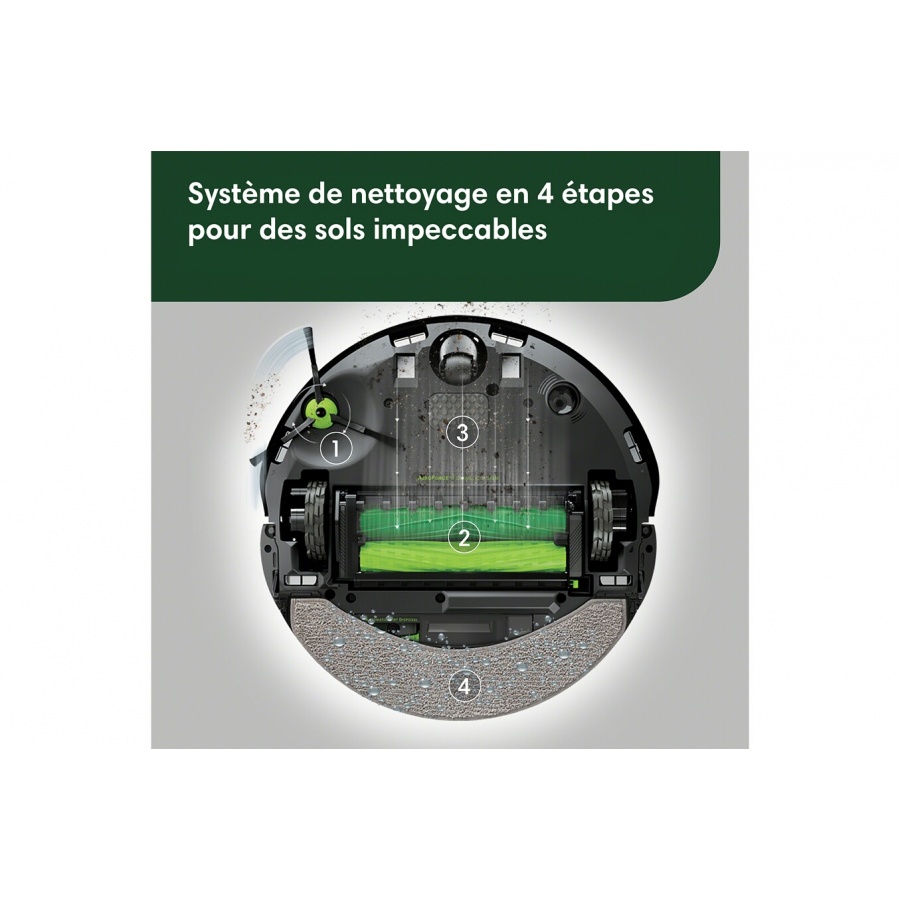 Irobot Robot aspirateur et laveur 2-en-1 Roomba Combo10 Max n°2