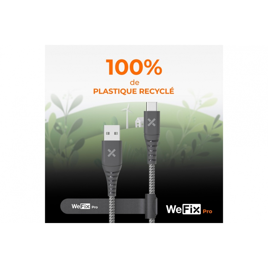 Wefix Pro CABLE RENFORCE USB-A / C USB 3 1 METRE n°5