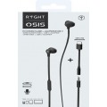 Ryght Osis Wired In-earphones -  Black + Adaptateur USB-C/Jack