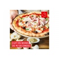 Tefal Four a pizza maison Gaz Pizza Pronto Pierre rotative a 360 JM412010