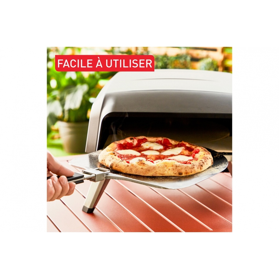 Tefal Four a pizza maison Gaz Pizza Pronto Pierre rotative a 360 JM412010 n°5