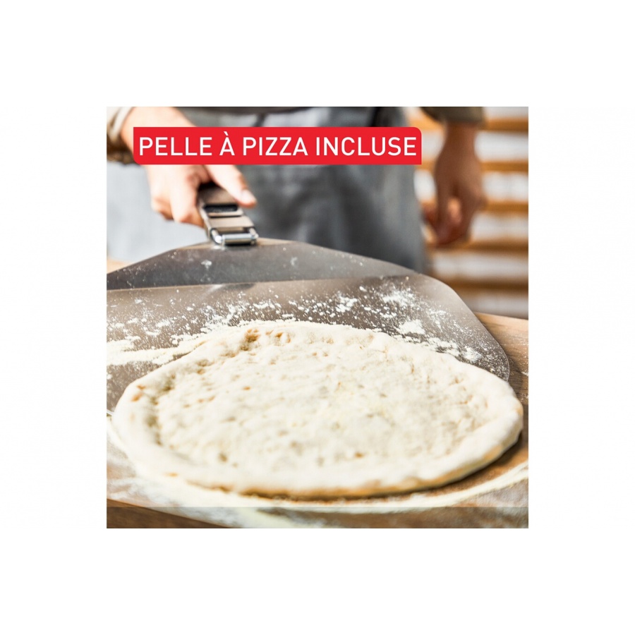 Tefal Four a pizza maison Gaz Pizza Pronto Pierre rotative a 360 JM412010 n°6