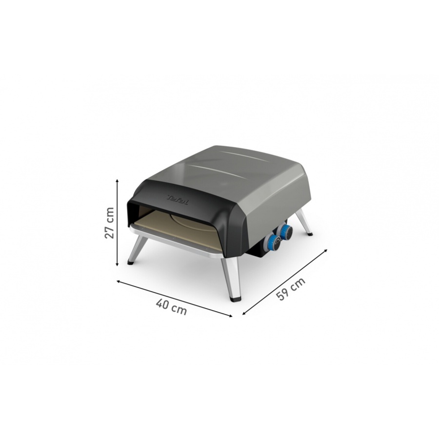 Tefal Four a pizza maison Gaz Pizza Pronto Pierre rotative a 360 JM412010 n°8