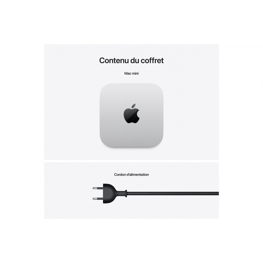 Apple Mac Mini 256 GO SSD 16 GO RAM PUCE M4 CPU 10 COEURS GPU 10 COEURS n°8