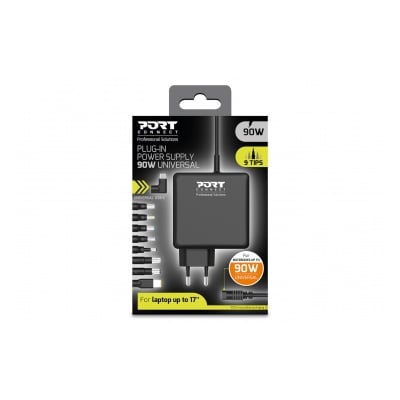 Port Designs Alimentation Universelle 90W + USB-C - EU
