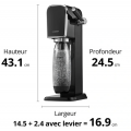 Sodastream ART Noire Pack Lave-Vaisselle