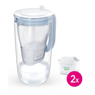 Brita Pack Carafe en verre Model One + 2 Cartouches Maxtra Pro