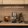 Krups XP444C10 Cafetière expresso a pompe VIRTUOSO+ inox