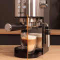 Krups XP444C10 Cafetière expresso a pompe VIRTUOSO+ inox