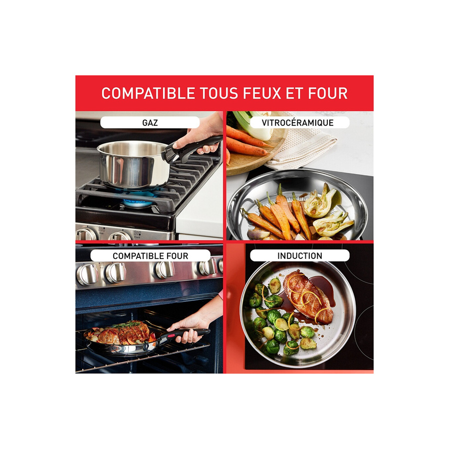 TEFAL INGENIO COOK EAT L881SR04 17 PIECES n°5