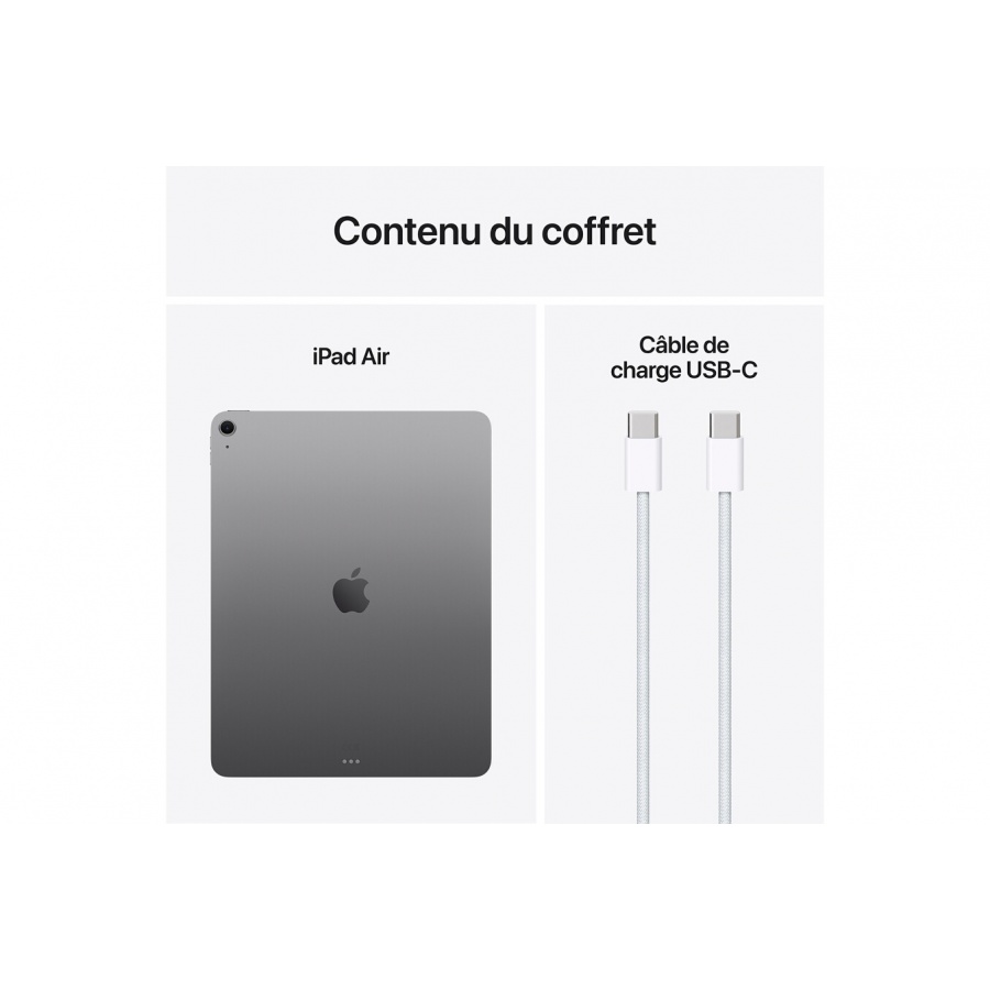 Apple Air 13" Puce M3 128 Go Wifi 7ème génération 2025 Gris sidéral n°10