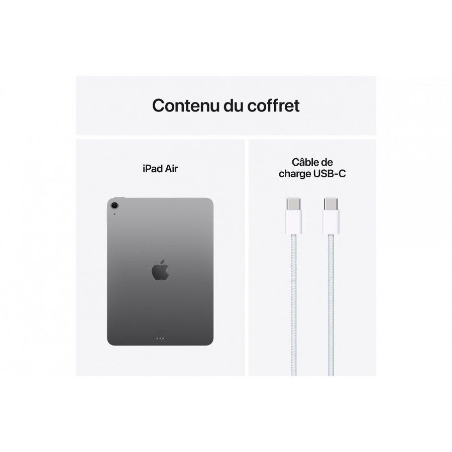 Apple Air 11" Puce M3 128 Go Wifi 7ème génération 2025 Gris Sidéral n°10