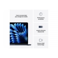 Apple Air 13'' 512 Go SSD 16 Go RAM Puce M4 CPU 10 cours GPU 10 cours Minuit