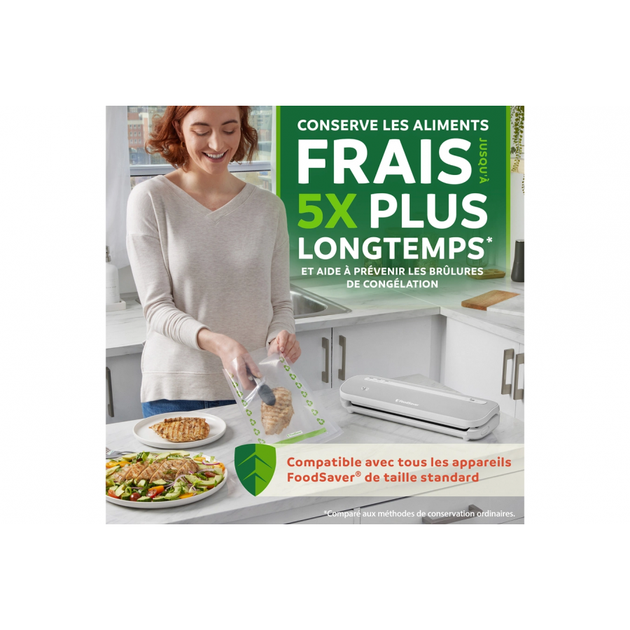 FOODSAVER ROULEAUX X2 (28cm X 3m) n°2